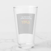 Verre Vaso bebe agua mientras sufres (Dos)