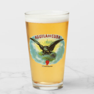 Verre Vaso de cerveza Aguila de Cuba par RetroCharms