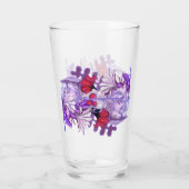 Verre velours velours violet (Dos)