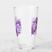 Verre velours velours violet (Gauche)
