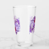 Verre velours velours violet (Droite)