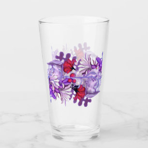Verre velours velours violet