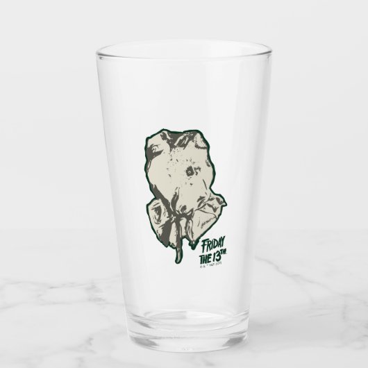 Verre Vendredi 13 | Jason Voorhees Burlap Sack (Devant)