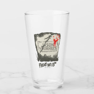 Verre Vendredi 13 Pierre de tête de Jason Voorhees