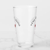 Verre Veni, Vidi, Vino Funny Vine Lover Latin Phrase (Gauche)