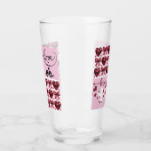 Verre Véritable Amour en rose (Gauche)