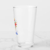 Verre Verrerie Customisée d'inspiration mexicaine (Gauche)