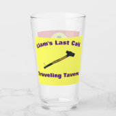 Verre Verrerie Dernier Call de Liam (Devant)