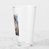 Verre Veuillez Maintenir Mes Appels Vintage Office Roman (Gauche)