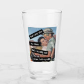 Verre Veuillez Maintenir Mes Appels Vintage Office Roman (Devant)