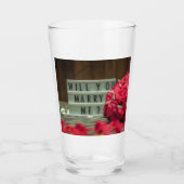 Verre Veux-Tu M'Épouser ? Proposition de mariage (Devant)