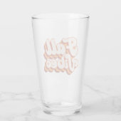 Verre Vibes d'automne rétro (Dos)