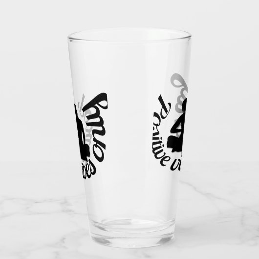 Verre Vibes Positives Seulement Citer Méditation Zen Yog (Gauche)