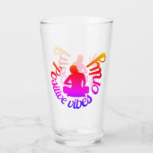 Verre Vibes positives seulement Zen Yoga méditation Lotu (Dos)