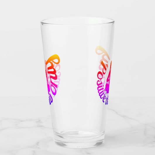 Verre Vibes positives seulement Zen Yoga méditation Lotu (Gauche)