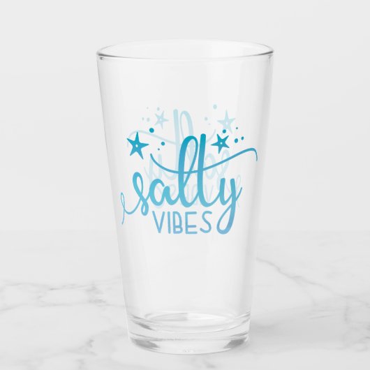 Verre Vibes salées Ocean Beach Pint Glass (Devant)