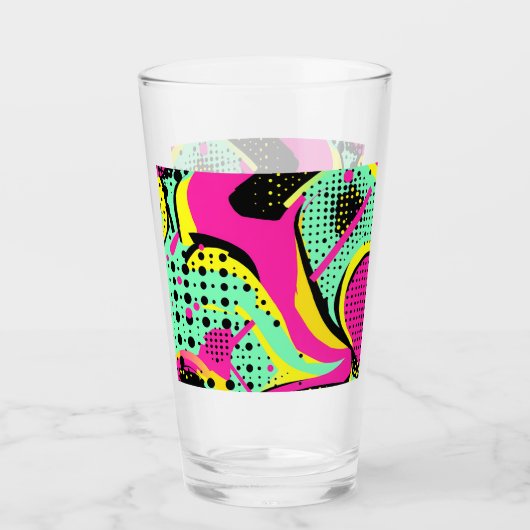 Verre Vibrant Pop Art  (Devant)