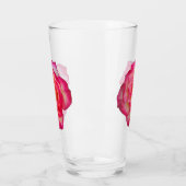 Verre Vibrant Rose Drinking Glass (Gauche)