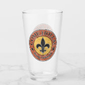 Verre Viens Holla ! Logo Fleur-de-lis Circle (Devant)