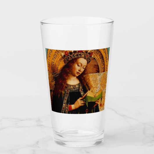 Verre Vierge Marie par Jan van Eyck (Devant)