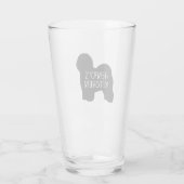 Verre Vieux Français Berger Silhouette Chien Personnalis (Dos)