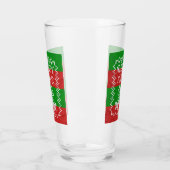 Verre Vilain pull motif sonnettes Joyeux fils Xmas (Gauche)