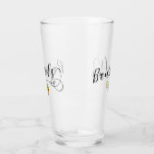 Verre Ville de Bruxelles Drapeau au coeur (Gauche)