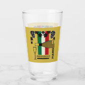 Verre Vin pétillant de Prosecco (Dos)