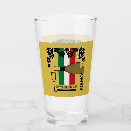 Verre Vin pétillant de Prosecco (Devant)