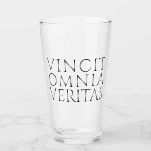 Verre VINCIT OMNIA VERITAS - Lumière (Devant)