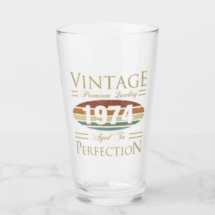 Verre Vintage 1974 50e anniversaire