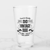 Verre Vintage Dud'âge personnalisé (Devant)