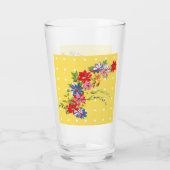 Verre vintage Floral (Dos)