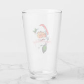Verre Vintage Père Noël Noël rétro Classique élégant (Dos)