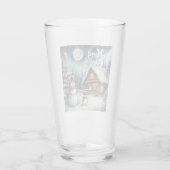 Verre Vintage/Russe/Snowman/Noël (Dos)