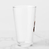 Verre Violon aux fleurs. (Droite)
