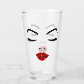 Verre Visage élégant (Dos)
