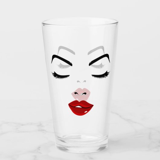 Verre Visage élégant (Devant)