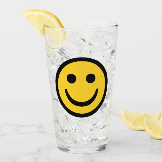 Verre Visage heureux (Devant glace)