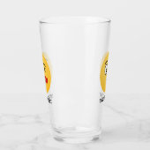 Verre Visage lançant un baiser (Gauche)