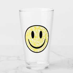 Verre Visage souriant éclaboussé