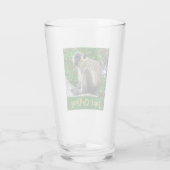 Verre Vitre d'impression de singe vert "Juste refroidir" (Dos)
