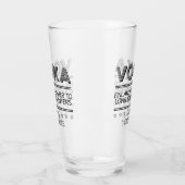 Verre VODKA nom personnalisé (Gauche)