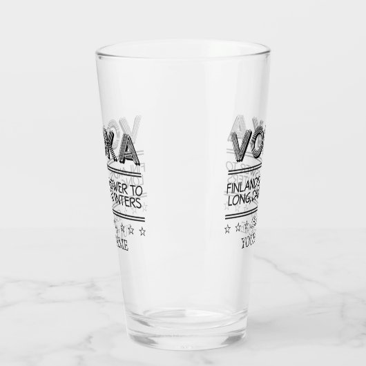 Verre VODKA nom personnalisé (Gauche)