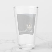 Verre Vœux de Noël avec Maison de Sorcière (Dos)