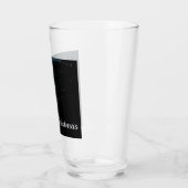 Verre Vœux de Noël avec Maison de Sorcière (Gauche)