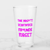 Verre Voici les nuits dont nous ne nous souviendrons pas (Devant)