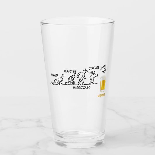 Verre Volution de la bière (Devant)