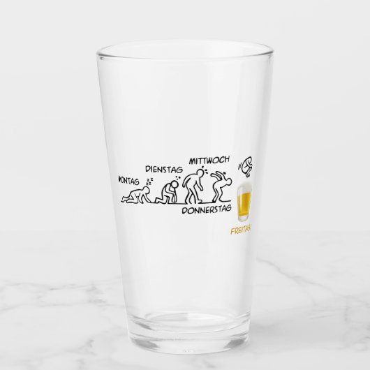 Verre Volution de la bière (Devant)