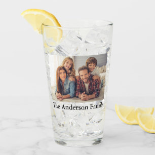 Verre VOS 2 photos & nom personnalisé